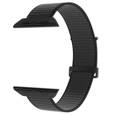 SBS Bracelet pour montre nylon App Watch Noir- boîtier 38-40-41mm