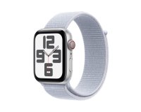 Apple Watch SE OLED 44 mm Digital 368 x 448 Pixeles Pantalla táctil 4G Plata Wifi GPS (satélite)