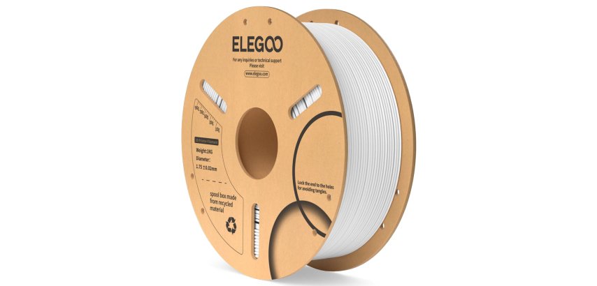 Elegoo PLA Polymilchsäure (PLA) Weiß 1 kg