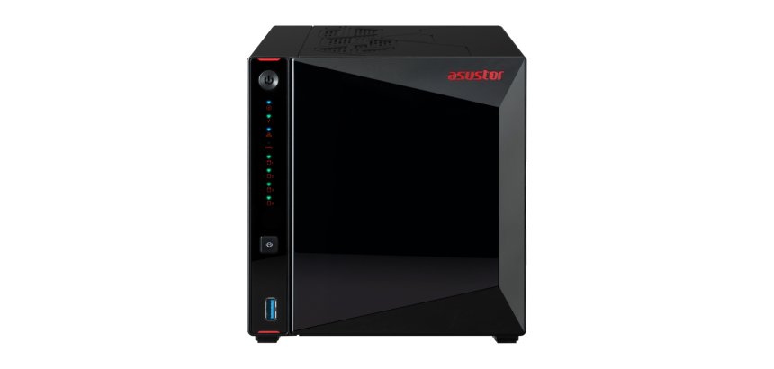 Asustor AS5404T serveur de stockage NAS Intel® Celeron® N5105 4 Go DDR4 0 To ADM Noir