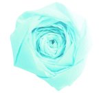 PAPIER CRÉPON, Paquet de 10 feuilles pliées 40% au format 2x0,50m - Bleu turquoise