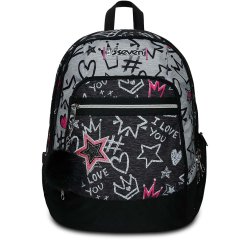 Seven 200102317-822 backpack School backpack Multicolour Polyester