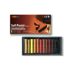 Soft pastels sanguines oz mungyo carres 60 mm boite 12  unites coloris assortis