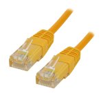 MCL Cable RJ45 Cat5E 0.5 m Yellow câble de réseau Jaune 0,5 m U/UTP (UTP)