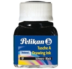 Encre de chine pelikan tire-lignes plumes dessinateur pinceaux couleur vermillon flacon 10ml