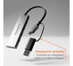 Cygnett Unite USB 3.2 Gen 1 (3.1 Gen 1) Type-A + Type-C Aluminium