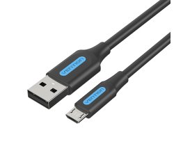 Vention Cable USB 2.0 3A COLBH/ USB Macho - MicroUSB Macho/ 2m/ Negro