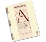Blocco Architetto - spiralato - 220 x 297mm - 100 gr - 40 fogli - bianco - Pigna