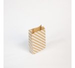 Pochette en papier à fond plat 'Coeurs'