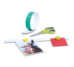 Ruban magnétique, longueur: 2,5 m, blanc