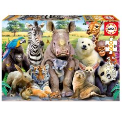 Puzzles carton 300 pieces educa la photo de classe 300  pieces