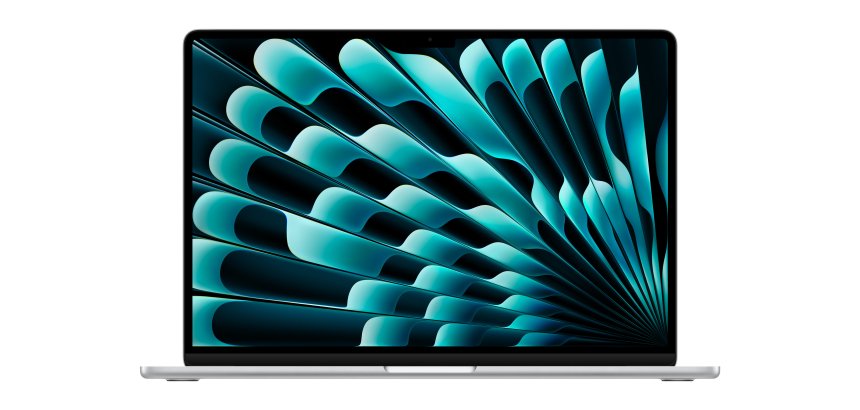 Apple MacBook Air Apple M M4 Portátil 38,9 cm (15.3") 16 GB 256 GB SSD Wi-Fi 6E (802.11ax) macOS Sequoia Plata