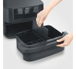 Severin FR 2490 fryer Double 9 L Stand-alone 2600 W Hot air fryer Black