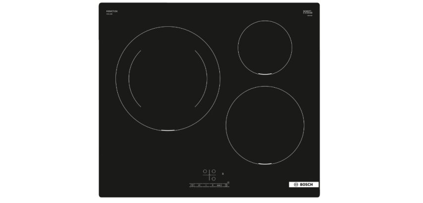 BOSCH Plaque induction PIJ611BB5E, Série 4, Foyer 28 cm