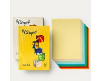 Carta Le Cirque - A4 - 80 gr - mix 5 colori intensi - Favini - conf. 500 fogli