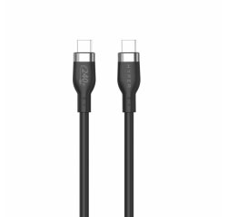 HYPER HJ4001BKGL câble USB USB 2.0 1 m USB C 0,48 Gbit/s 240 W Noir