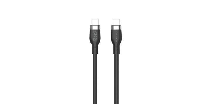 HYPER HJ4001BKGL câble USB USB 2.0 1 m USB C 0,48 Gbit/s 240 W Noir