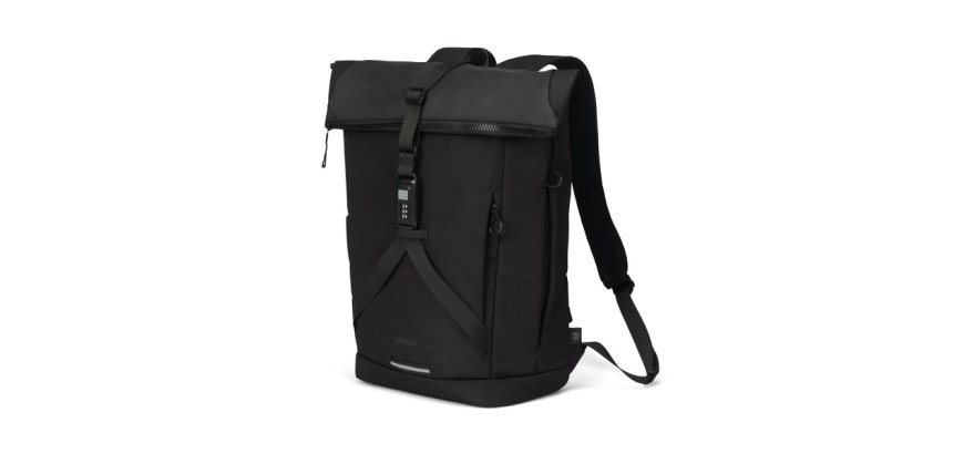 DICOTA D32175-RPET sac à dos Sac à dos à fermeture par enroulement Noir Polyester