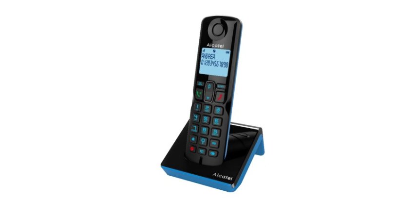 Alcatel S280 SOLO BLUE DECT telephone Caller ID Black, Blue
