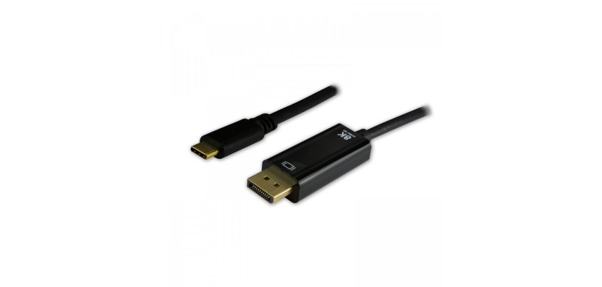 MCL MB1B99AZUSB3CDP14 câble vidéo et adaptateur 1,8 m USB Type-C DisplayPort Noir
