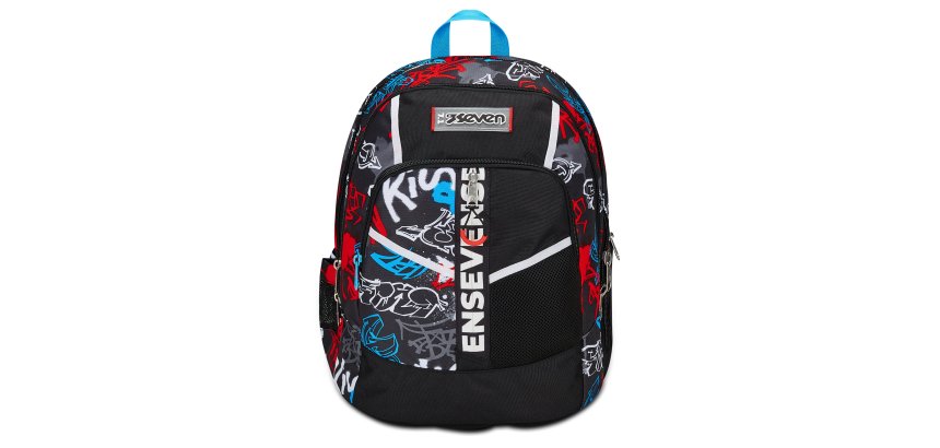 Seven 200102416-899 zaino Zaino scolastico Multicolore Poliestere