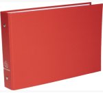 Classeur rembordé polypropylène pour fiches bristol 125x200 2 anneaux 25mm - Couleurs assorties