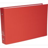 Classeur rembordé polypropylène pour fiches bristol 125x200 2 anneaux 25mm - Couleurs assorties
