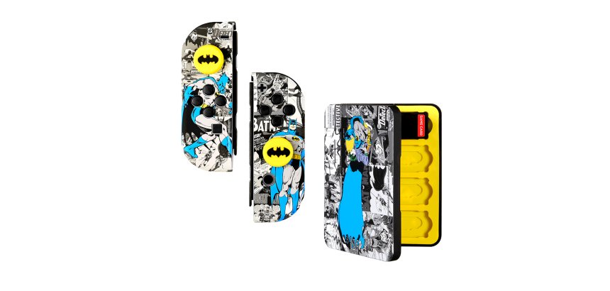 Blade Gaming Switch Combo Pack Batman, Hard Case + Grips + Game Case
