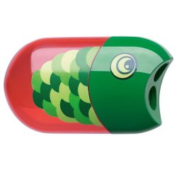 Faber-Castell 183525 temperino Temperamatite manuale Verde, Rosso