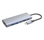 DLH DY-SA5260 hub & concentrateur USB Type-C 10000 Mbit/s Gris
