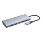 DLH DY-SA5260 hub & concentrateur USB Type-C 10000 Mbit/s Gris
