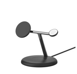 Belkin WIZ023VFBK chargeur d'appareils mobiles Casques, Smartphone, Smartwatch Noir USB Recharge sans fil Intérieure