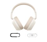 Baseus Bass 35 Max Auriculares Inalámbrico y alámbrico Diadema Música USB Tipo C Bluetooth Beige