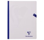 Mimesys cahier brochure cousue 24x32cm 192 pages petits carreaux couverture polypropylène Couleur aléatoire - Assortis