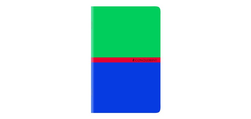 Carnet Conquerant 7 Agrafe 110X170 96P 70G Q5/5 Assorti