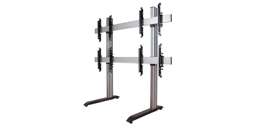 B-Tech BT8370 152,4 cm (60") Noir, Argent