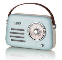 Haeger RB-BLU.002A radio Portátil Turquesa