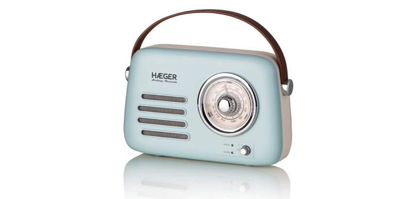 Haeger RB-BLU.002A radio Portátil Turquesa