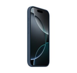 Apple Funda de silicona con MagSafe para el iPhone 16 Pro - Azul denim