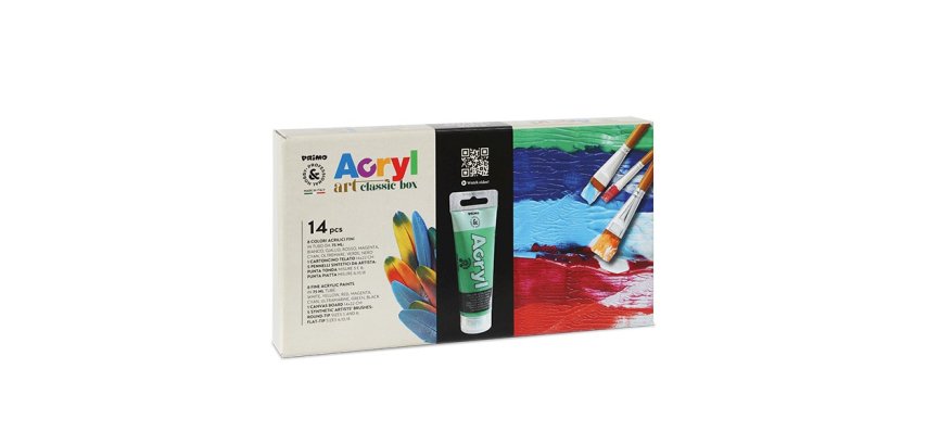 Primo 4201BOX3 pittura 75 ml Multi Tubo