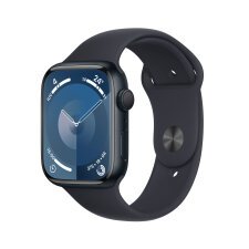 Apple Watch Series 9 45 mm Numérique 396 x 484 pixels Écran tactile Noir Wifi GPS (satellite)