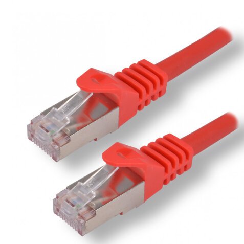 MCL IC5L99A007SH03R câble de réseau Rouge 0,3 m Cat7 S/FTP (S-STP)