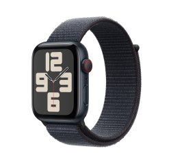 Apple Watch SE OLED 44 mm Digital 368 x 448 Pixeles Pantalla táctil 4G Negro Wifi GPS (satélite)