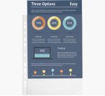 Sachet de 100 pochettes perforées polypropylène grainé 5/100e - A4 - Cristal