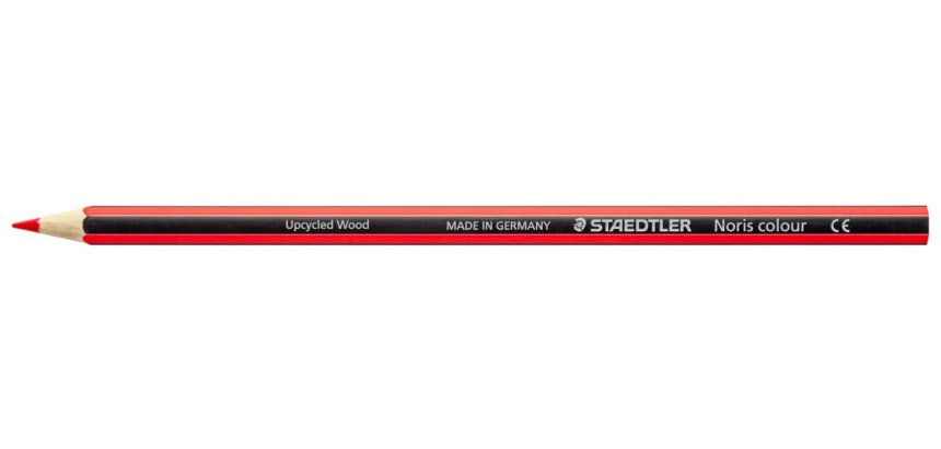 Crayons staedtler noris colour 185 coloris rouge      pochette de 12