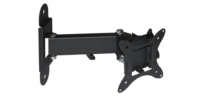 LINK Braccio A Muro Con 2 Snodi Per Tv Led/Lcd Da 13 A 37" Fino A 15Kg E Vesa 100X100