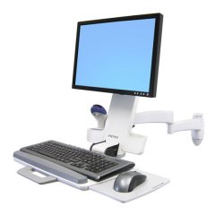Ergotron 200 Series Combo Arm 61 cm (24") Mur Blanc