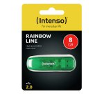 Intenso Rainbow Line USB flash drive 8 GB USB Type-A 2.0 Green