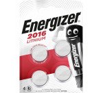Pile energizer miniature lithium cr2016 blister 4      unites