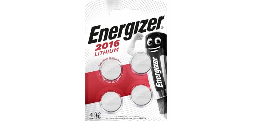 Pile energizer miniature lithium cr2016 blister 4      unites